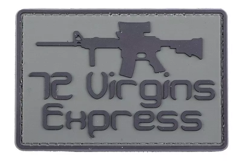 3D patch – 72 Virgins Express – Groen
