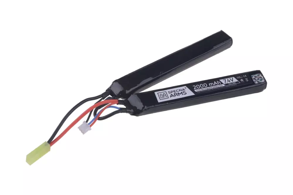 LiPo 7.4V 2000mAh Nunchuck accu 15C / 30C – T-Connect (Deans)